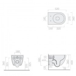 WC DREAM SOSP DA 52 SCHEDA TEC